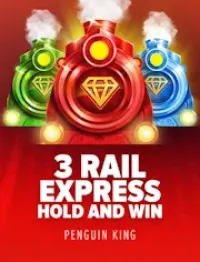 3 rail express hold and win game logo