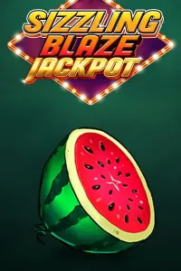 sizzling blaze jackpot game logo
