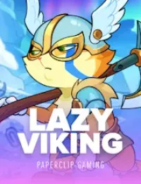 lazy viking game logo