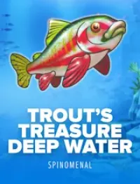 trouts treasure deep water game logo