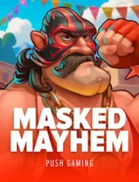 masked mayhem game logo